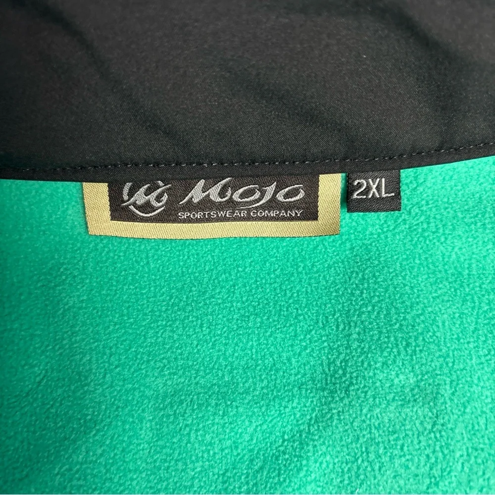 Mojo Sportswear Men 2XL Vest New Tags Black Octopus Ink Teal Liner M-VST9250